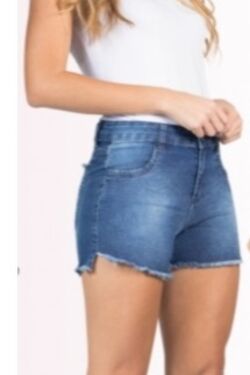 Shorts Jeans Feminino Muito Mais  - 20180