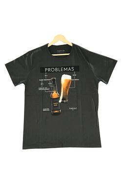 Camiseta Masculina Plus Problemas - 44972