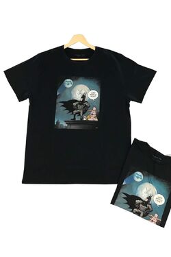 Camiseta Masculina Plus Gotham  Cor Preto - 45007