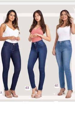 Calça Jeans Plus Size Skinny Lavado Muito Mais - 45738