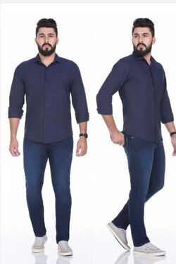 Calça Jeans Masculina Plus Size Long Size - 45978