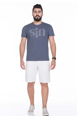 Camiseta Masculina Slim Fit  Six One - 45994