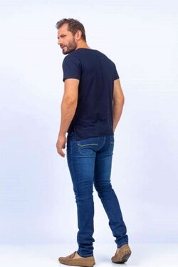 Calça Jeans Masculina Slim Destroyed Shiros - 46341
