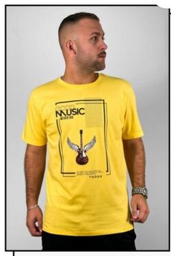 Camiseta Masculina Slim Music - 46381