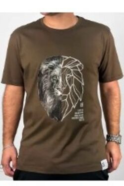 Camiseta Masculina Plus Size Lion