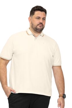 Camisa Polo Masculina Plus Size Diametro - 46823