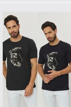 Camiseta Masculina Plus Size Cordeiro - 47446