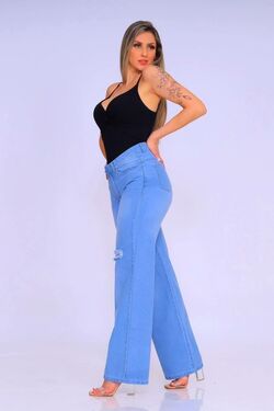 Calça Feminina Wide Leg Shiros - 47557