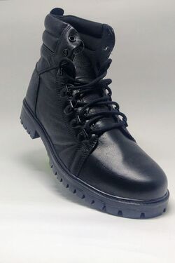 Bota Masculina de Couro Adventure Preta