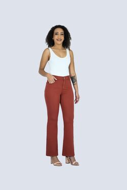 Calça de Sarja Feminina Petit Flare Preto 448