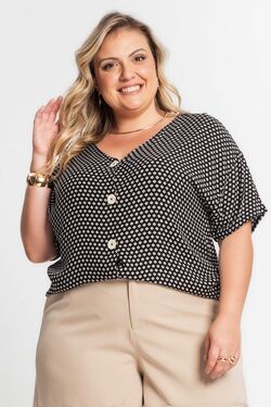 Blusa Feminina Camisa Plus Size Secret