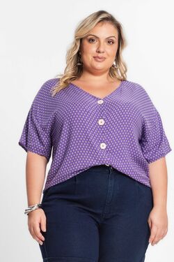 Blusa Feminina Camisa Plus Size Secret