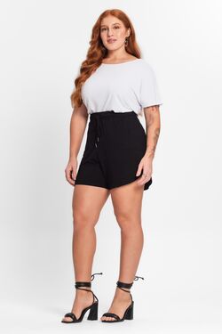 Shorts Feminino Plus Size  Malha Rovitex - 51311