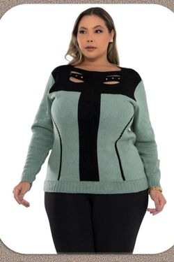 Blusa Feminina Máscara Mousse Plus Size