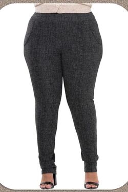 Calça Legging Jacard Plus Size Jaú