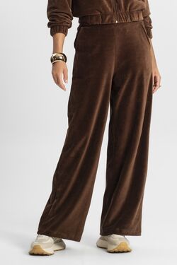 Calça Feminina Wide Leg em Plush   