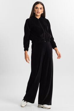 Calça Feminina Wide Leg em Plush    - 51755