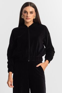 Jaqueta Slim Size Com Capuz em Plush - 51772