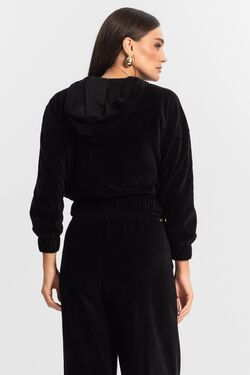 Jaqueta Slim Size Com Capuz em Plush - 51774