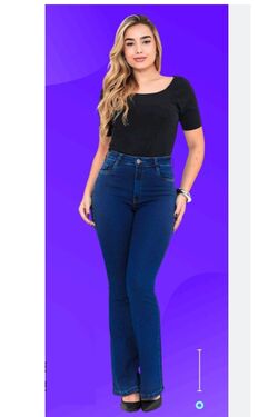 Calça Flare Jeans Deerf