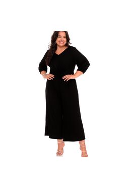 Macacão Midi Plus Size Rovitex - 52684