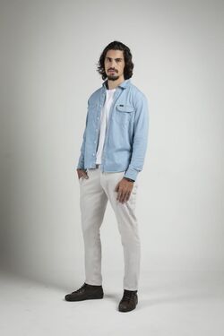 Calça Chino Skinny Sarja Cru Lee - 52763