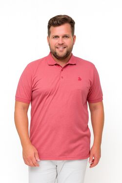 Camisa Polo Plus Size Bordô You Size