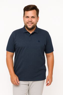 Camisa Polo Plus Size Marinho You Size