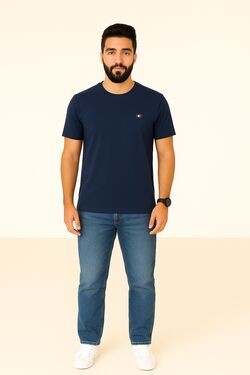 Camiseta Plus Size Marinho La Rossi