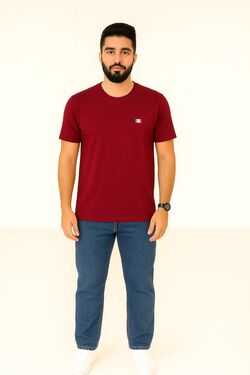 Camiseta Plus Size Bordô La Rossi