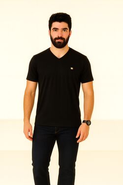 Camiseta Slim Gola V  Até Xg La Rossi