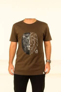 Camiseta Plus Size Lion Thoux - 52915