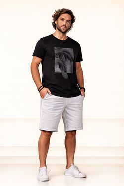 Camiseta Slim Fit Até Exg  Six One