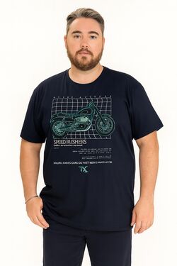 Camiseta Slim Moment Cor Marinho