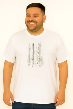 Camiseta Plus Size Guitar Thoux