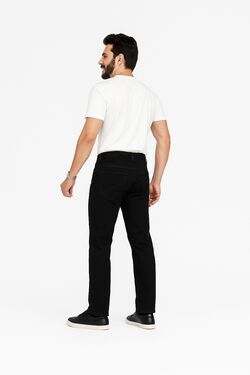 Calça Skinny em Sarja Preta Muito Mais – Veste Até o 54 - 53020