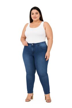 Calça Skinny Jeans Plus Size Até 56 Muito Mais