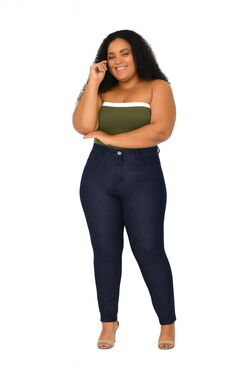 Calça Skinny Jeans Plus Size Até 58 Muito Mais
