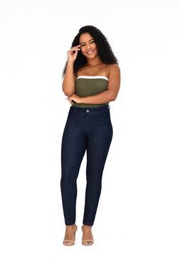 Calça Skinny Jeans Plus Size Até 58 Muito Mais - 53031