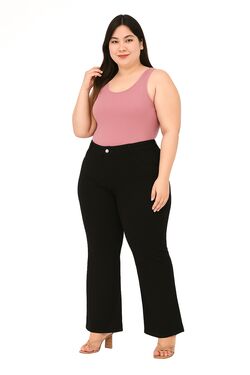 Calça Flare Petit Perfect Fit – Muito Mais – Preto - 53047