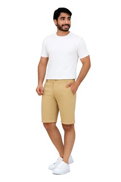 Bermuda Sport Fino em Sarja Caqui – Muito Mais