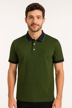 Polo Masculina Headplay Meia Malha – Micro Listrado – Estilo Casual Elegante