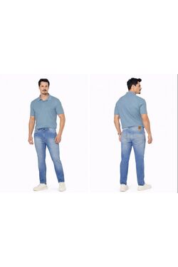 Calça Jeans Masculina Slim Classic Kdori Algodão com Elastano - 53261