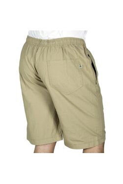 Bermuda Masculina Cargo com Elástico Bege R Sete – Conforto Total