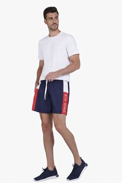 Shorts Tactel Masculino Red Block Marinho Six One – Esportivo e Confortável