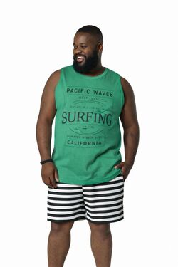 Regata Machão Plus Size You Size – Meia Malha Leve com Estampa Frontal - 53470