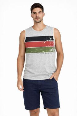 Regata Masculina Machão Rovitex – Algodão com Estampa Frontal