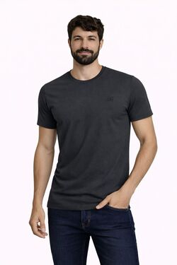 Camiseta Masculina Plus Size Comfort Fit Six One Chumbo – Algodão