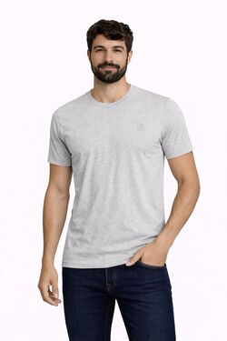 Camiseta Masculina Plus Slim Fit Gola Careca Six One Mescla – Combed Cotton