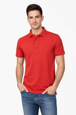 Camisa Polo Piquet Vermelho Six One  - 53579